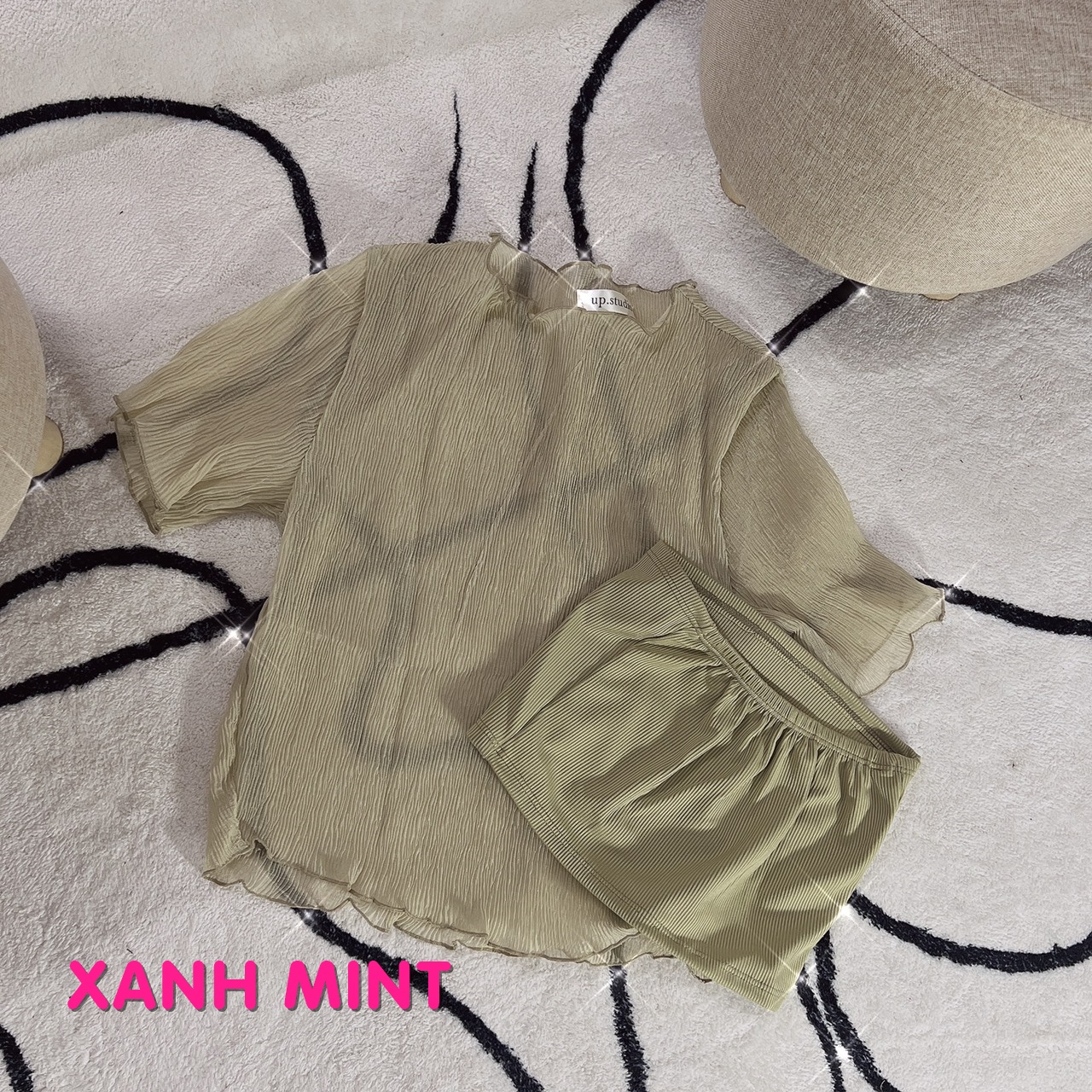O THUN CROPTOP ỐNG + ÁO LƯỚI TAY NGẮN SUÔNG TRƠN ĐI TIỆC ĐI CHƠI DẠO PHỐ ĐI BIỂN ĐI LÀM CÔNG SỞ