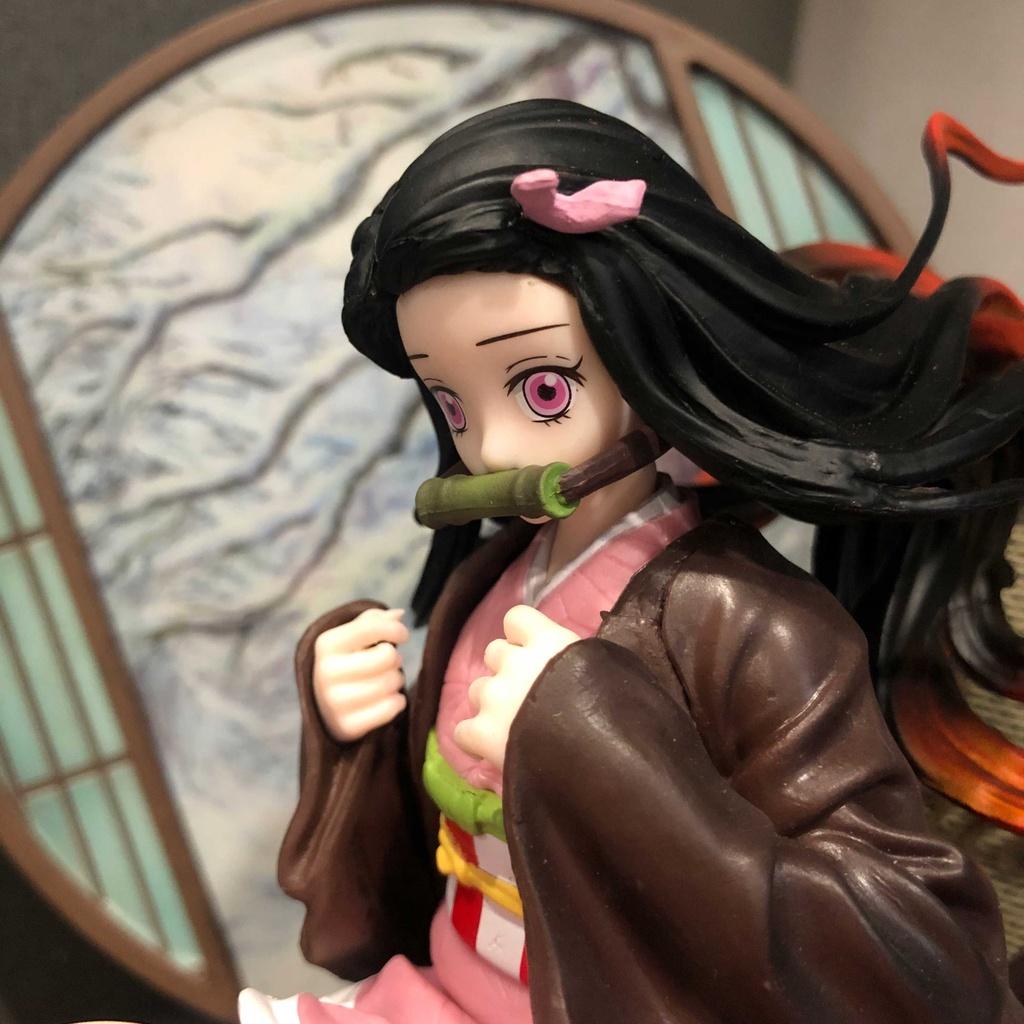 Mô hình Kamado Nezuko bên cửa sổ 28 cm - Kimetsu No Yaiba