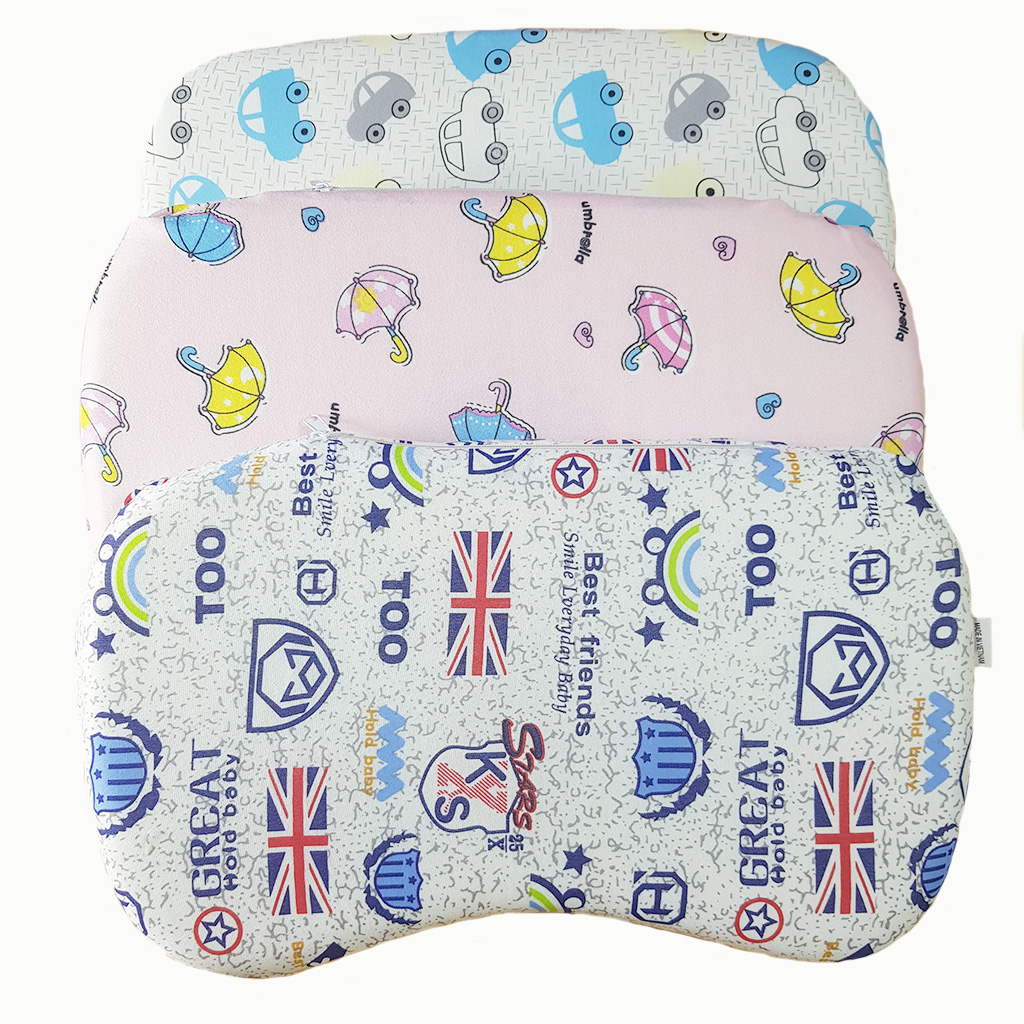 Gối cao su non cho bé trai bé gái sơ sinh – PN02