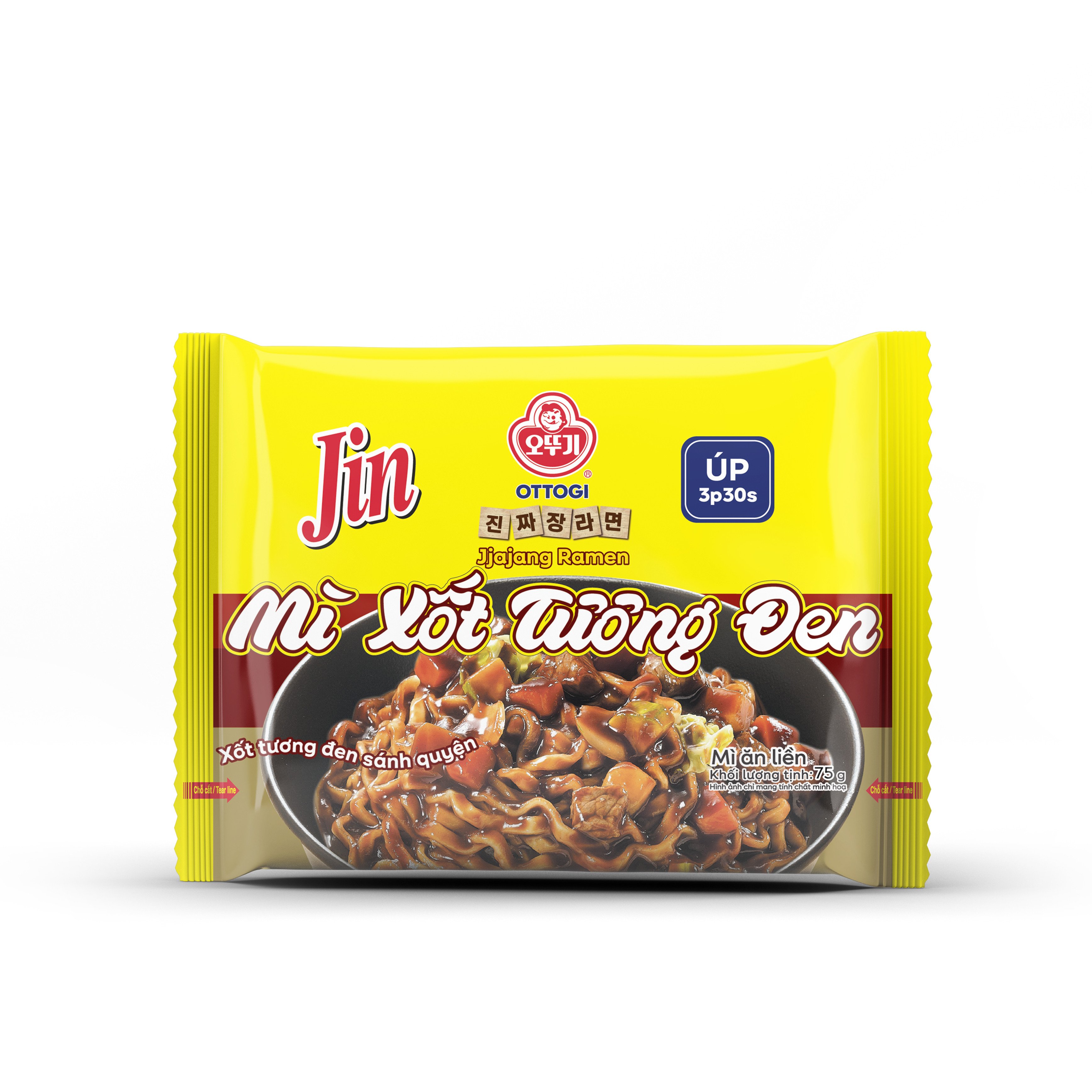 Mì Ăn Liền - Mì Trộn Xốt Tương Đen 75g