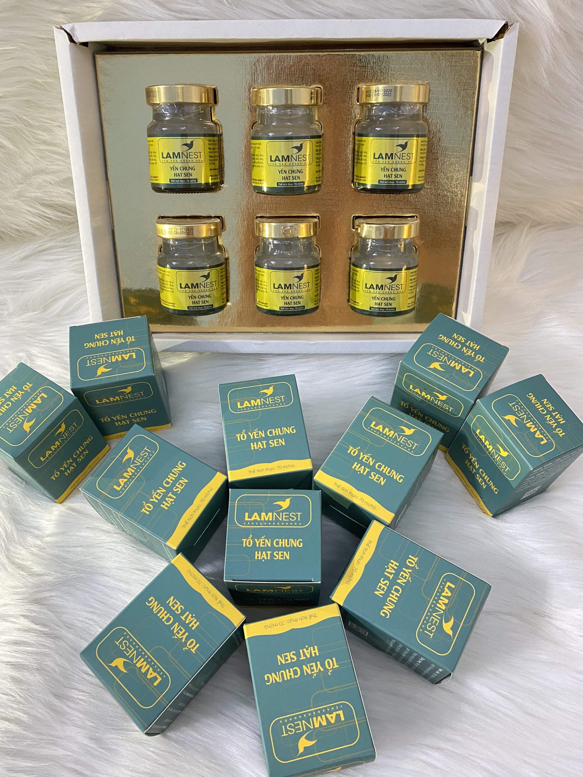 Combo 3 hủ yến chưng hạt sen - Lamnest