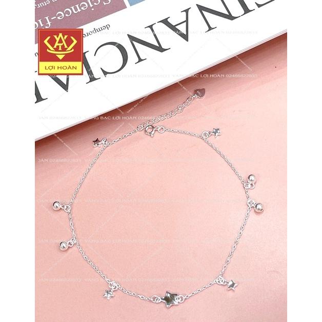 Lắc tay nữ bạc nguyên chất kiểu dáng nhẹ nhàng - Trang sức lợi Hoàn