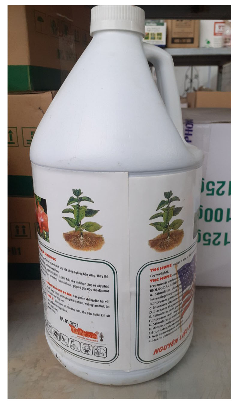 TNC HUME 4 Lít - Phân Bón Lá Sinh Học, Cải Tạo, Giải Độc Đất, Ra Rễ Cực Mạnh, Phát Triển Bền Vững!