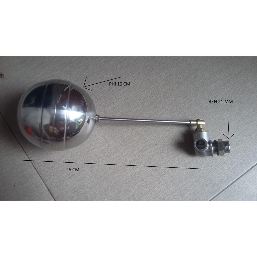 Van phao nước bóng inox, phao cơ quả bóng inox,phao nước sạch