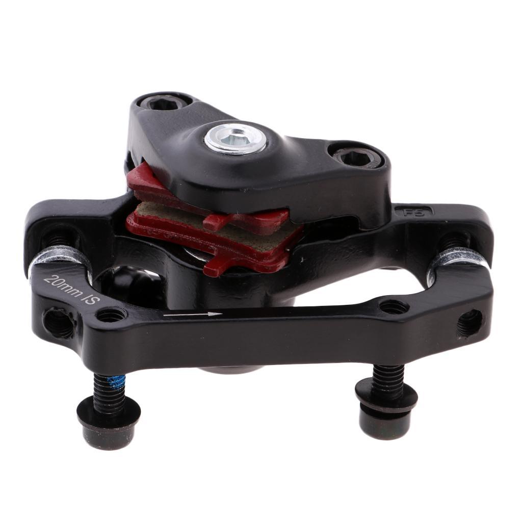 2xBike Disc Brake Rotor Mechanical Caliper 160mm Cable Set Rear Caliper Rotor