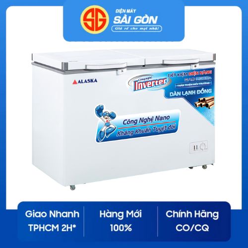 Hình ảnh Tủ đông mát Alaska Inverter 350/221 lít BCD-3568CI - Hàng chính hãng