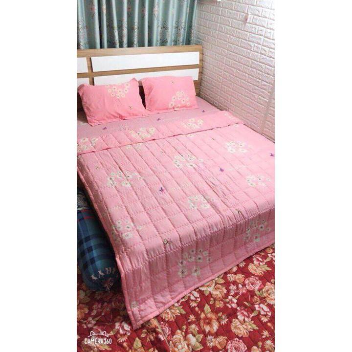 BỘ CHĂN GA ĐŨI HỌA TIẾT HOA