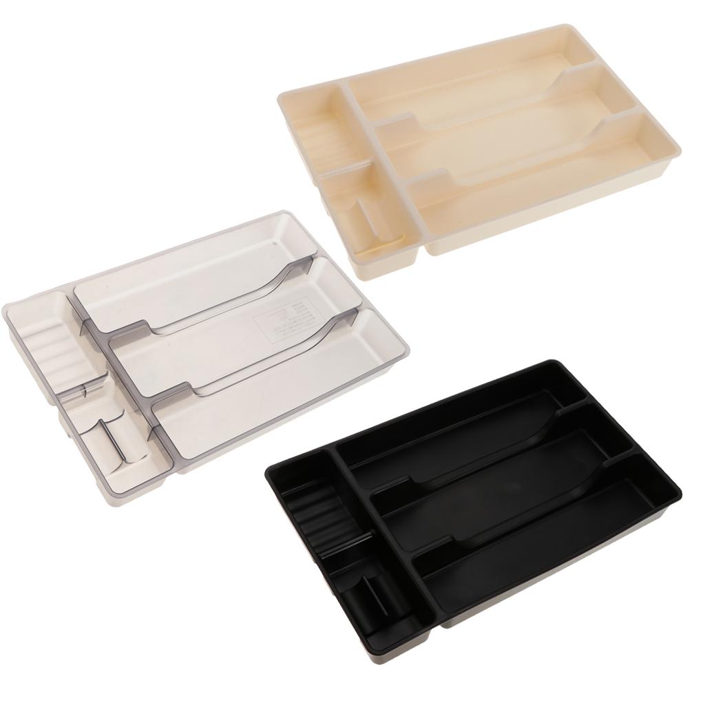 Home Sundries Organizer Office Stationery Storage Box Jewelry Display Tray, 5 Compartments, Multipurpose