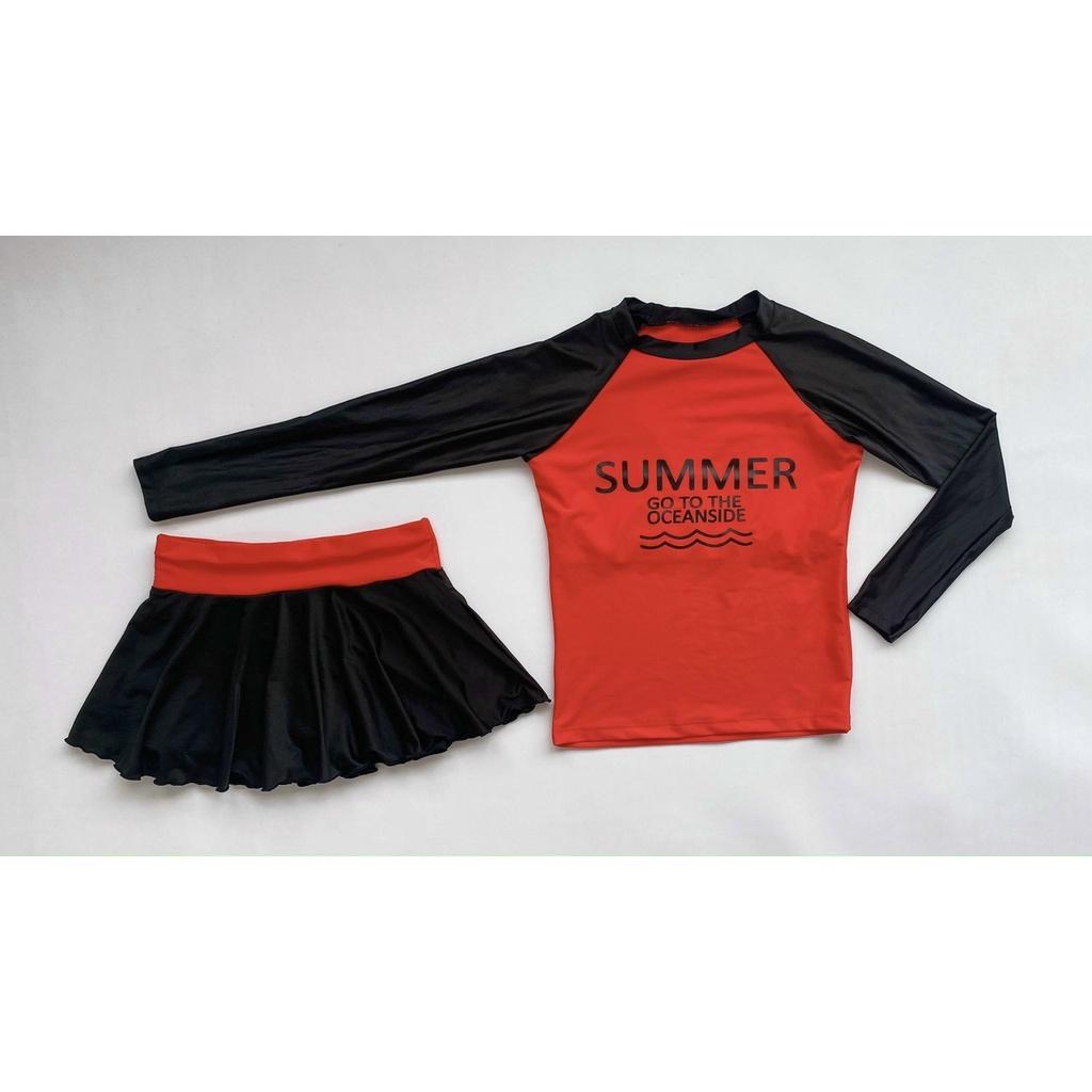 Set Váy Bơi 2 Mảnh Nữ Có Size Từ 45-72kg