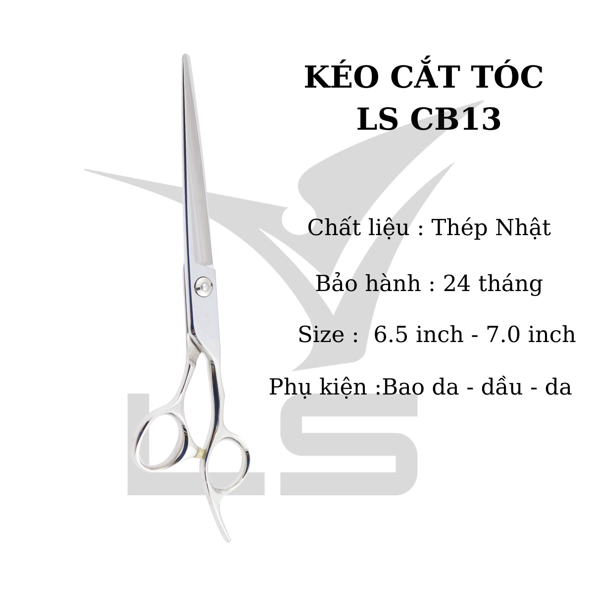 KÉO CẮT TÓC VIKO CB13/6.0 SIZE 6.0 INH HÀNG CHÍNH HÃNG