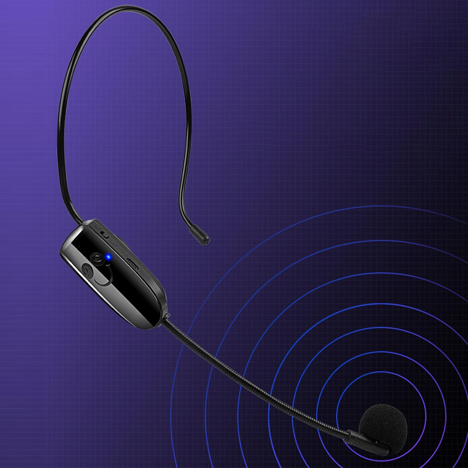 Professional Headset Microphone for Fitness Instructor Stage Speakers Speech