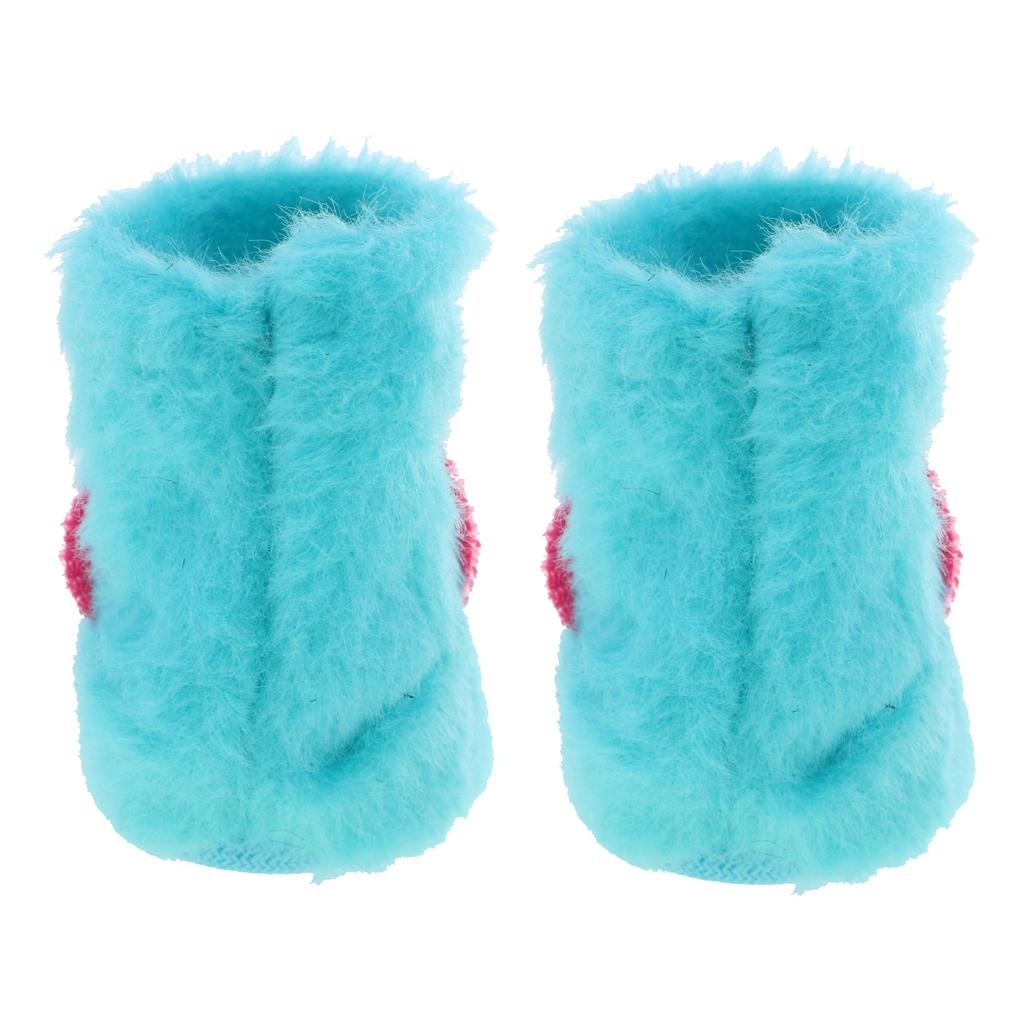 Adorable Rabbit Plush Snow Boots Shoes for 12 inch Neo Takara Blythe Dolls Dress Up ACCS