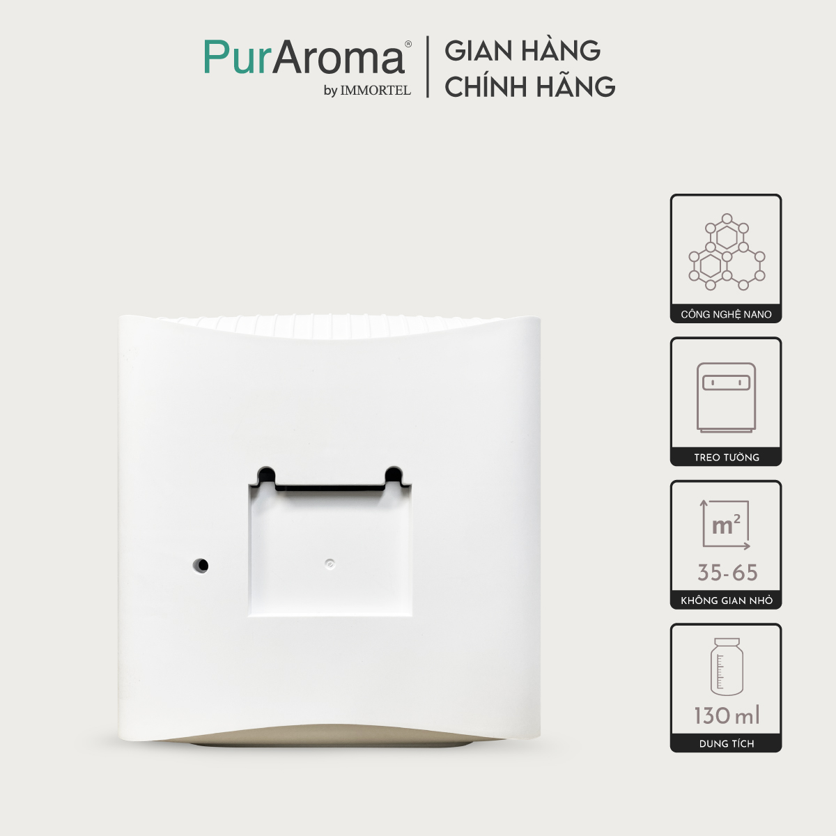 Máy Khuếch Tán Công Nghiệp PurAroma WPA 100S-5V - Công Nghệ Nano Khuếch Tán Siêu Âm