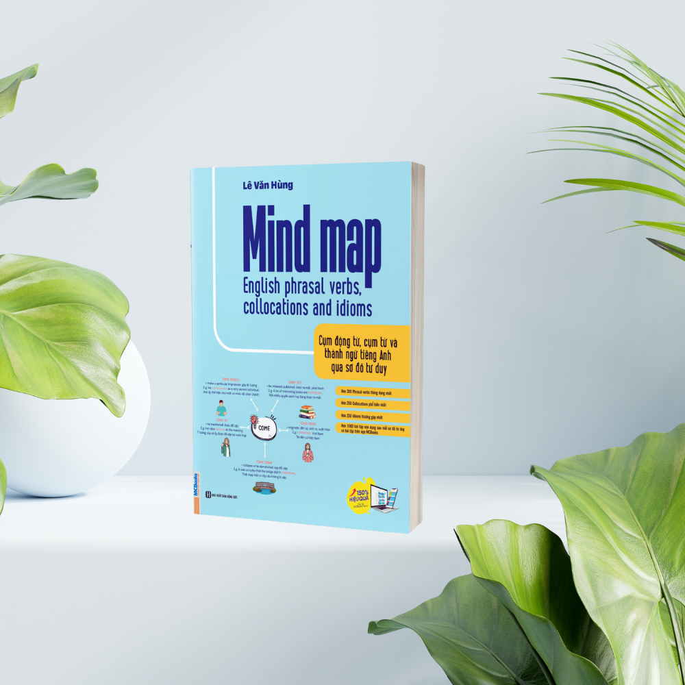 Sách - MindMap English phrasal verbs, collocations and idioms - Cụm động từ, cụm từ và thành ngữ tiếng Anh qua sơ đồ