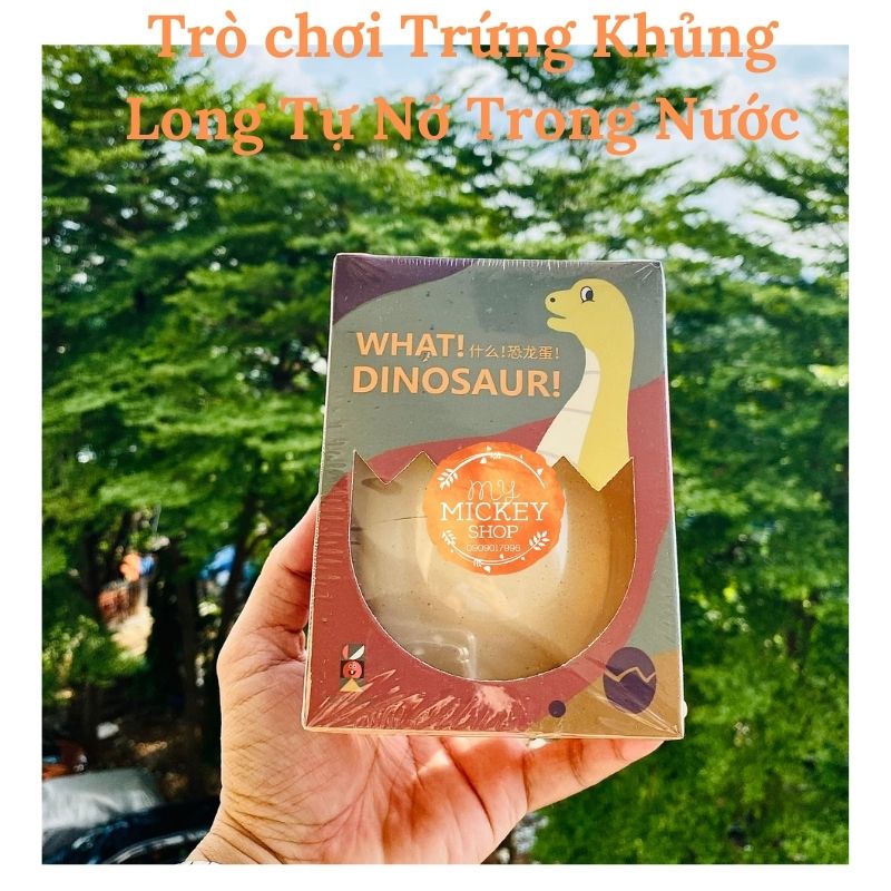 Trò chơi Trứng Khủng Long Tự Nở Trong nước size lớn nhiều mẫu (giao ngẫu nhiên)