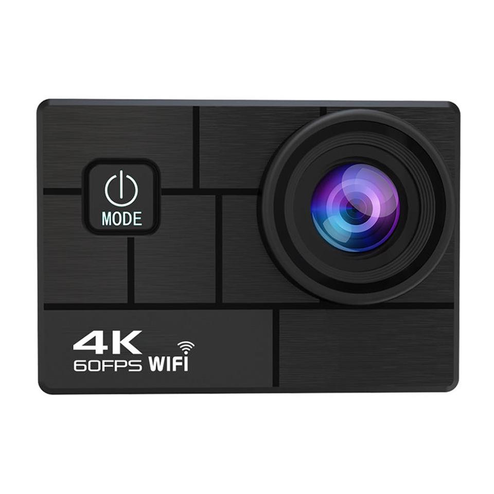 4K 60FPS WiFi Anti-shake Action Camera 1080P 24MP Full HD 2.0 Inch IPS Screen 170° Wide Angle Underwater Waterproof Sport Camera