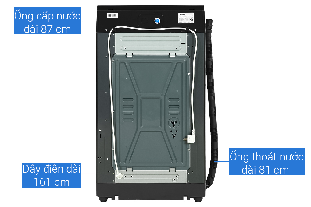Máy giặt Toshiba 8 kg AW-M905BV(MK) - hàng chính hãng - chỉ giao nội thành HCM