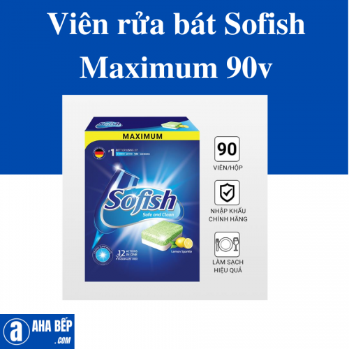 Viên rửa Sofish MAXIMUM 90V - Hàng chính hãng