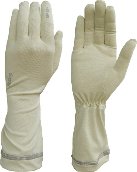 Găng Tay Nữ Chống Nắng Upf50 Kem Zigzag Glv00307 Size M