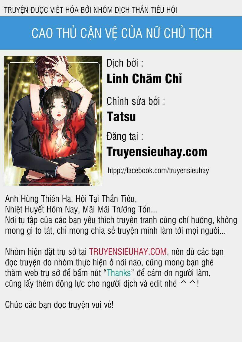 cao thủ cận vệ của nữ chủ tịch chapter 2 1