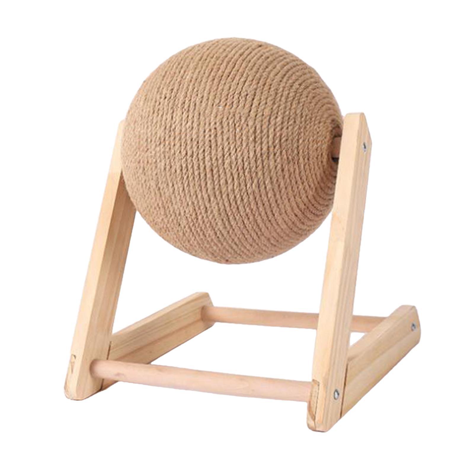 Cat Scratcher Toy Exercise Rotatable Ball Rest Kitty Cat Scratching Ball Toy