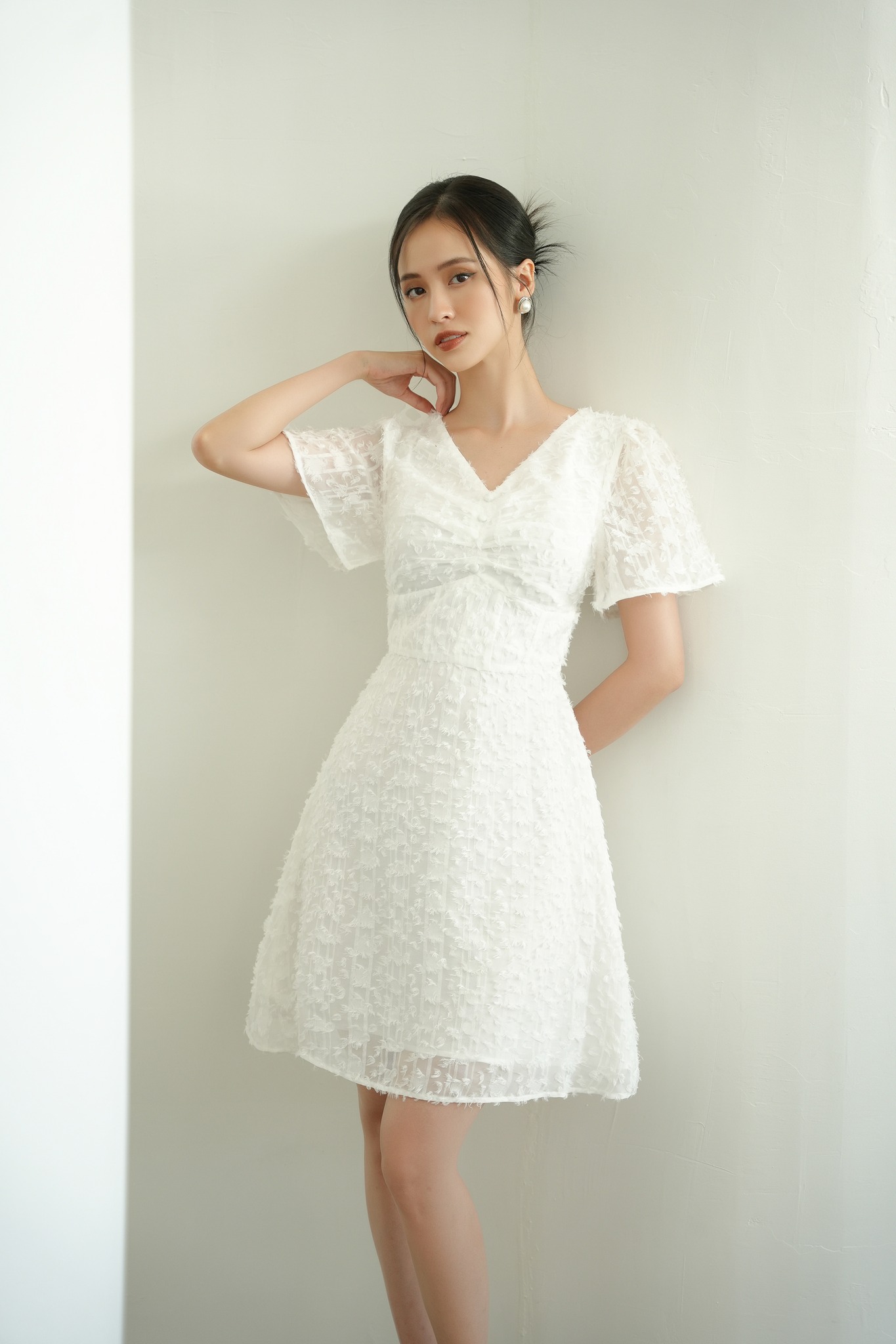 OLV - Đầm Briona White Dress