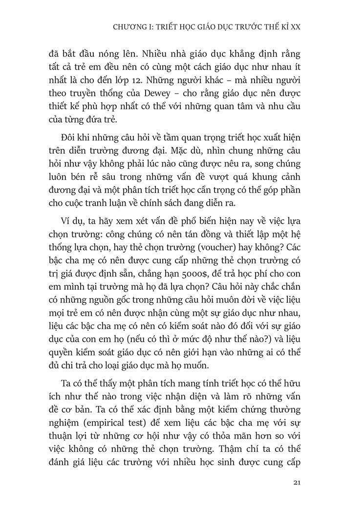 Triết Học Giáo Dục - Philosophy Of Education (Tái Bản 2023)