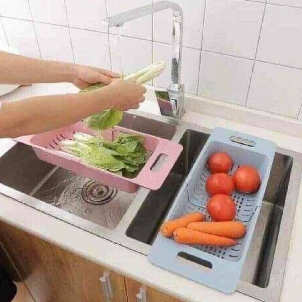 RỔ GÁC BỒN RỬA BÁT RÚT GỌN ĐA NĂNG