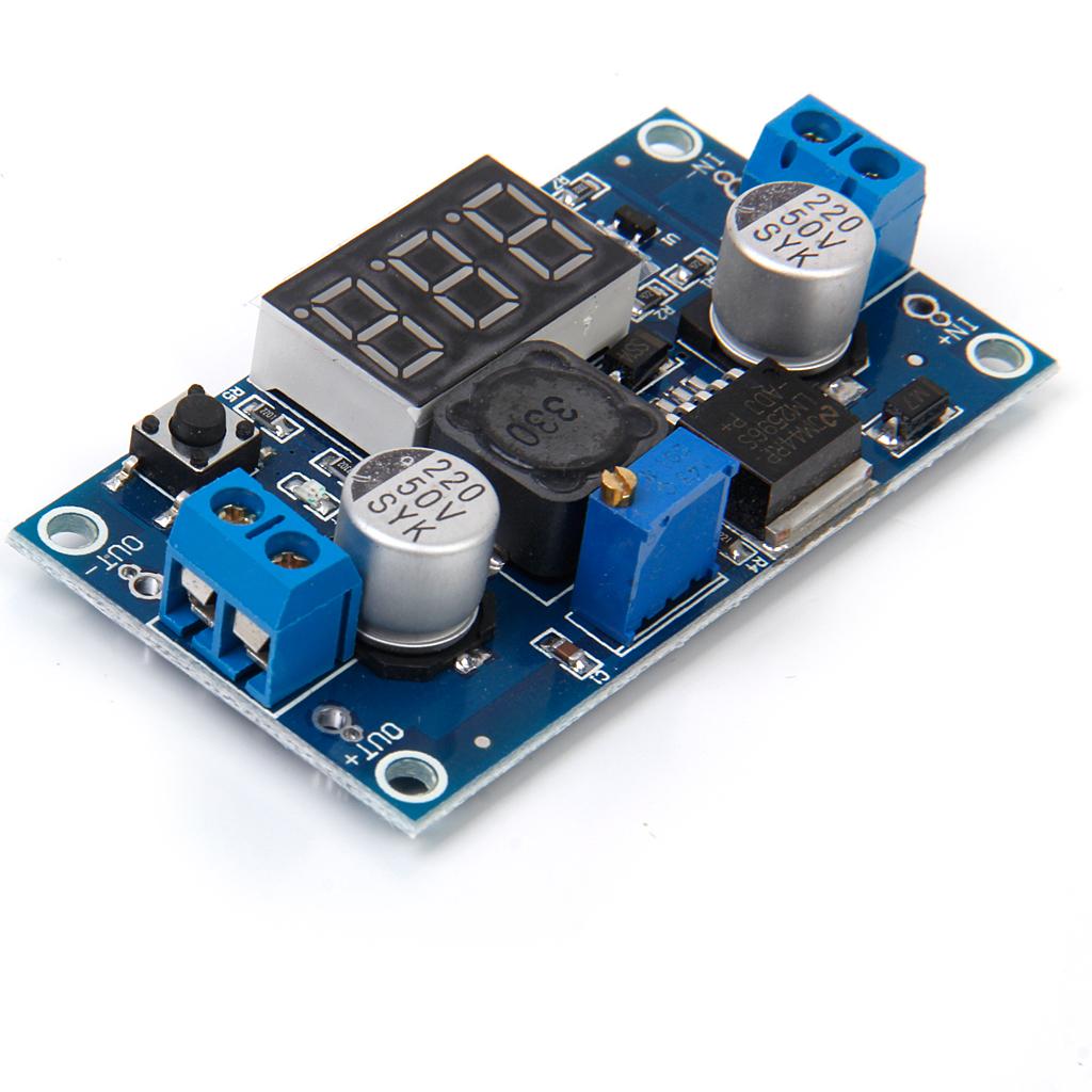 Adjustable Step-down DC-DC Power Module with Voltmeter Display