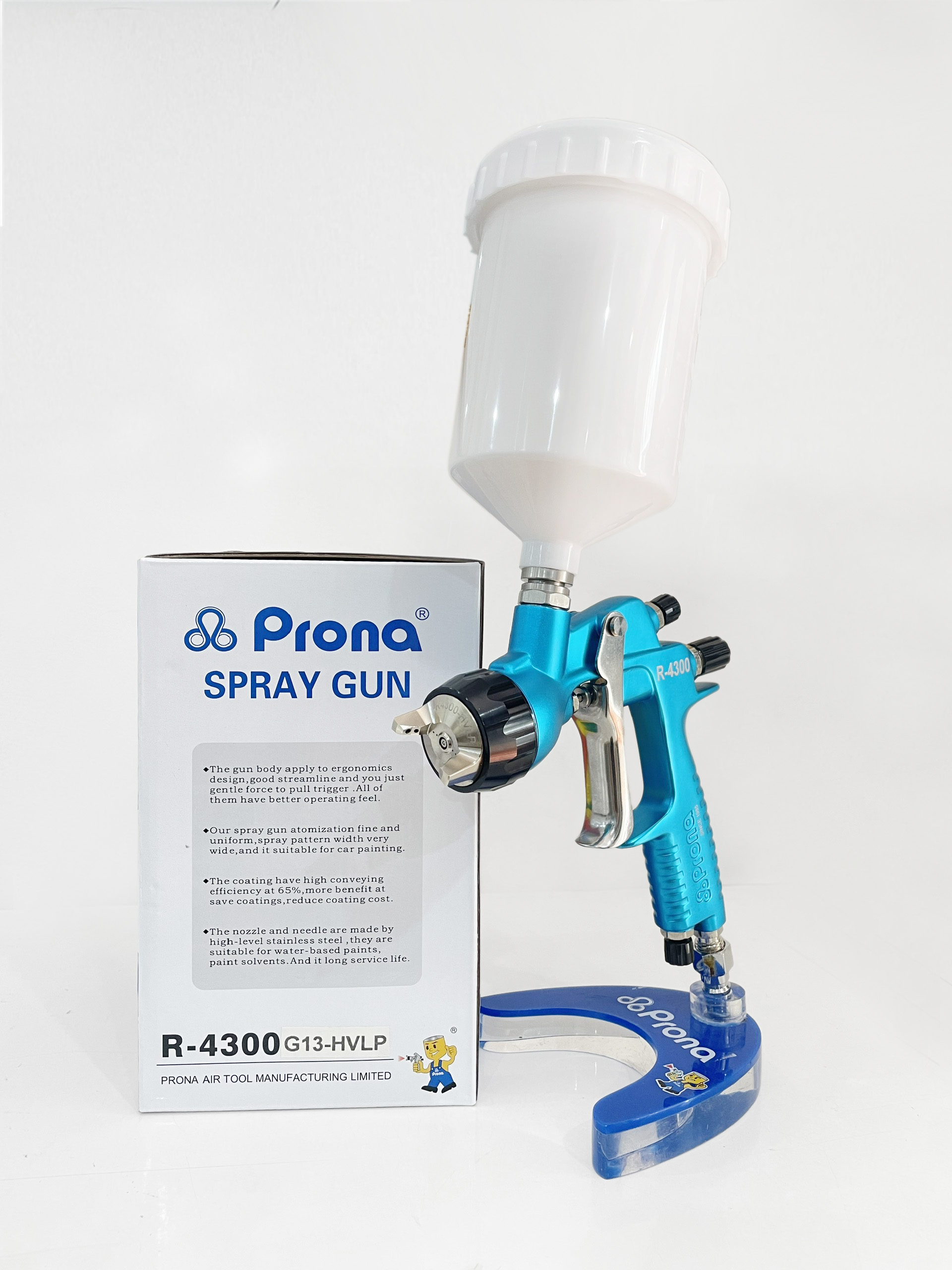 DỤNG CỤ PHUN SƠN CẦM TAY PRONA R4300-HVLP-G13