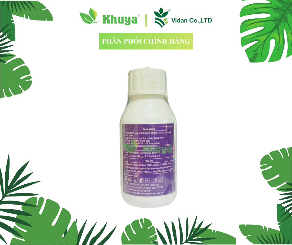 Phân bón lá Vidan Phân tím 100ml Đậm Đặc Bung đọt - Ra rễ - Phì trái
