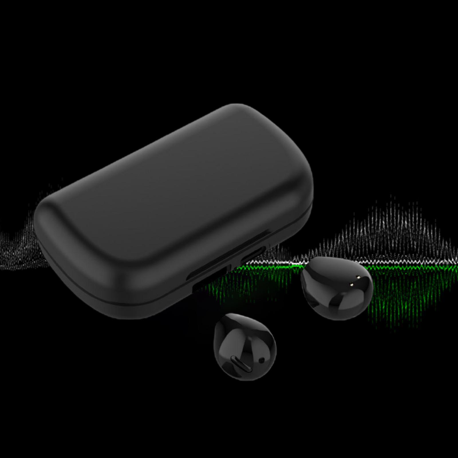 Mini True Wireless Earbuds with Charging Case, Touch Control Sports Earphones ,HiFi Sound ,Stereo Headphones for Video Gaming Music Laptop PC