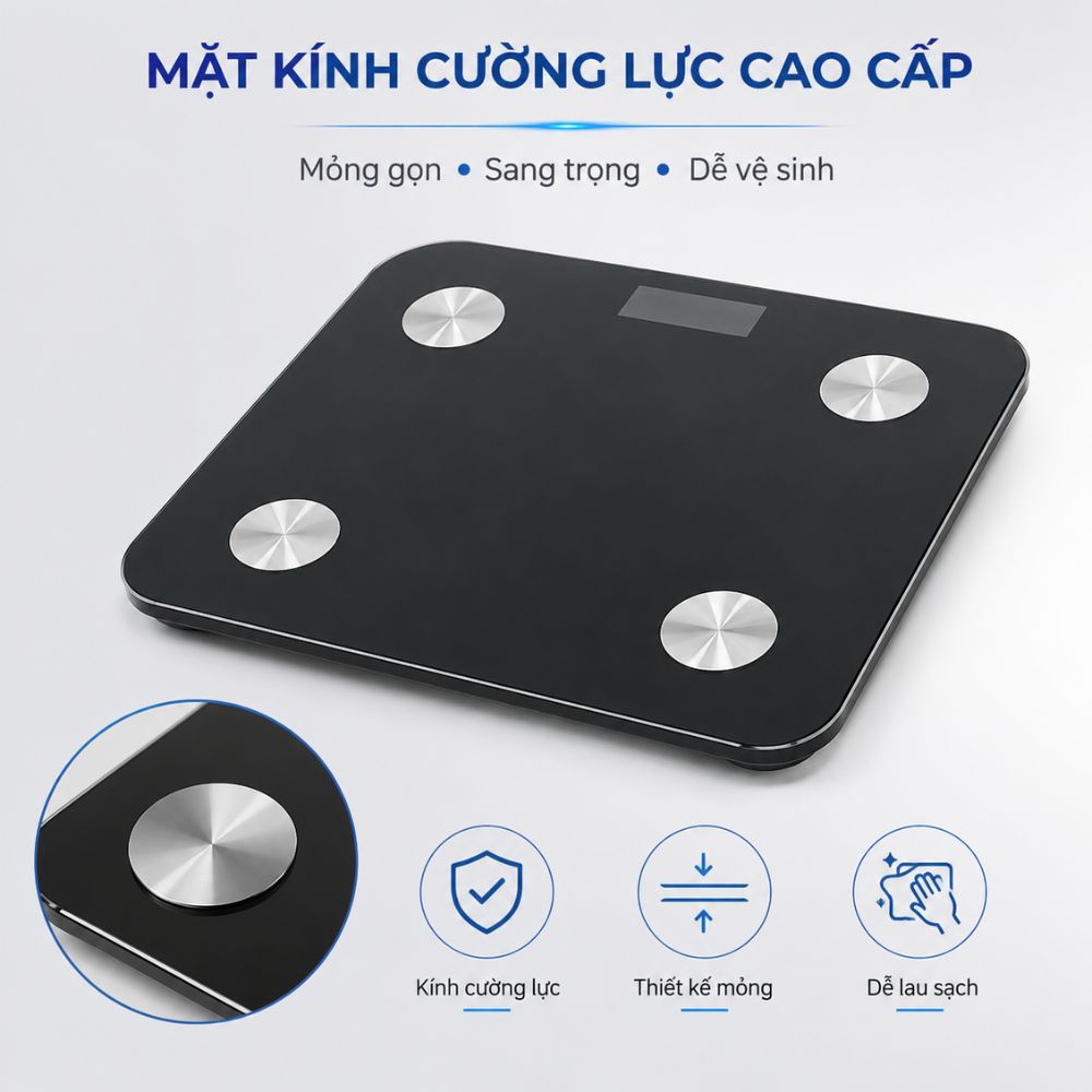 CÂN ĐIỆN TỬ THÔNG MINH KACHI MK447 - hàng chính hãng
