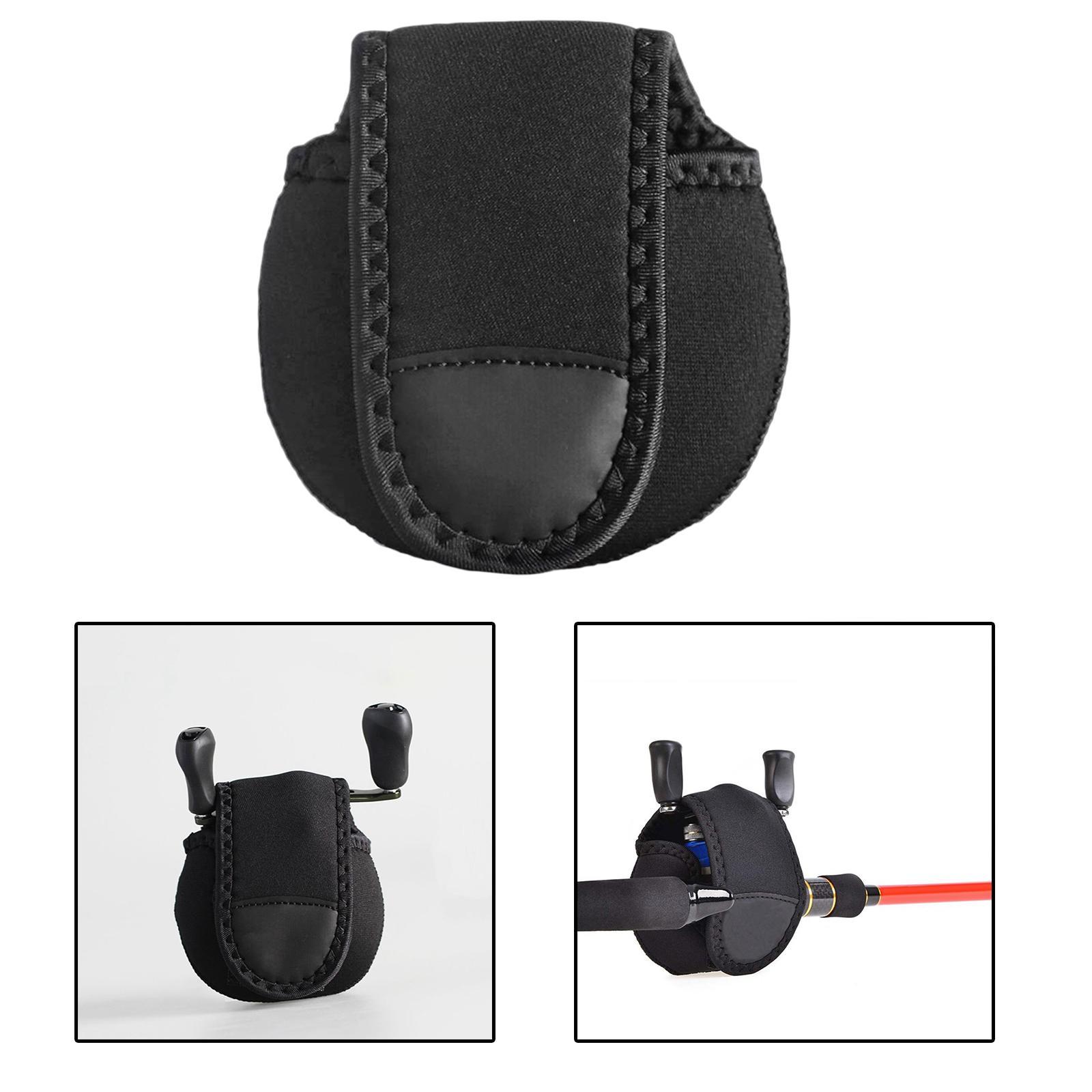 Fishing Reel Cover Bag, Reel Protective Case, Baitcaster Reel Cover Protector Protection Sleeve Reel Pouch for Sea Fishing, Bank Fishing, Baitcaster