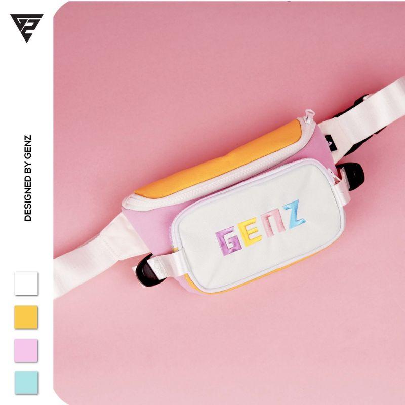 Túi bao tử nam nữ unisex GENZ phong cách tone màu pastel trẻ trung TA068