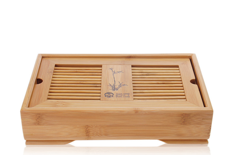 Khay đựng ấm chén tre nhỏ và trung bình