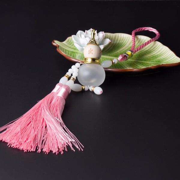 Bình Hồ Lô Phong Thủy Đựng Nước Thơm Treo Ô Tô,dây treo xe hơi- 206244-4