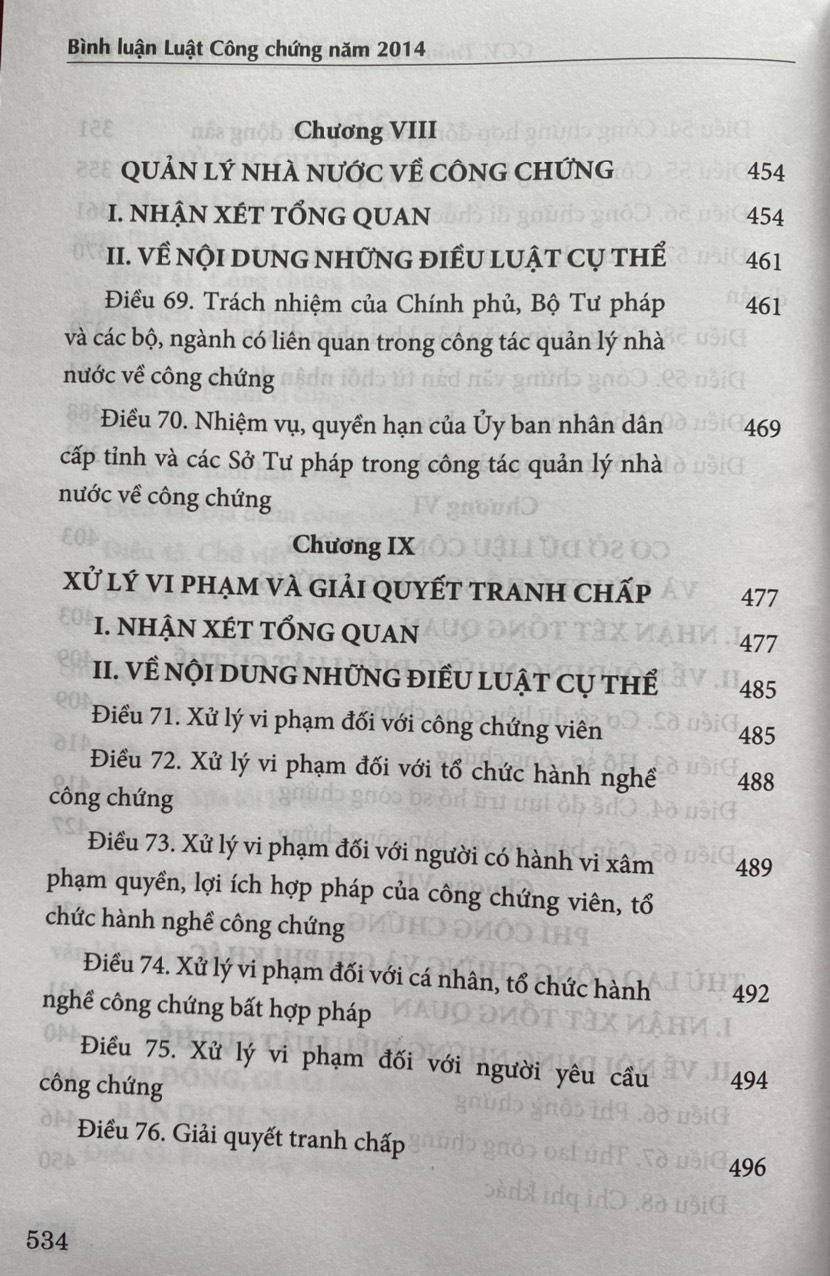 Bình Luận Luật Công Chứng Năm 2014