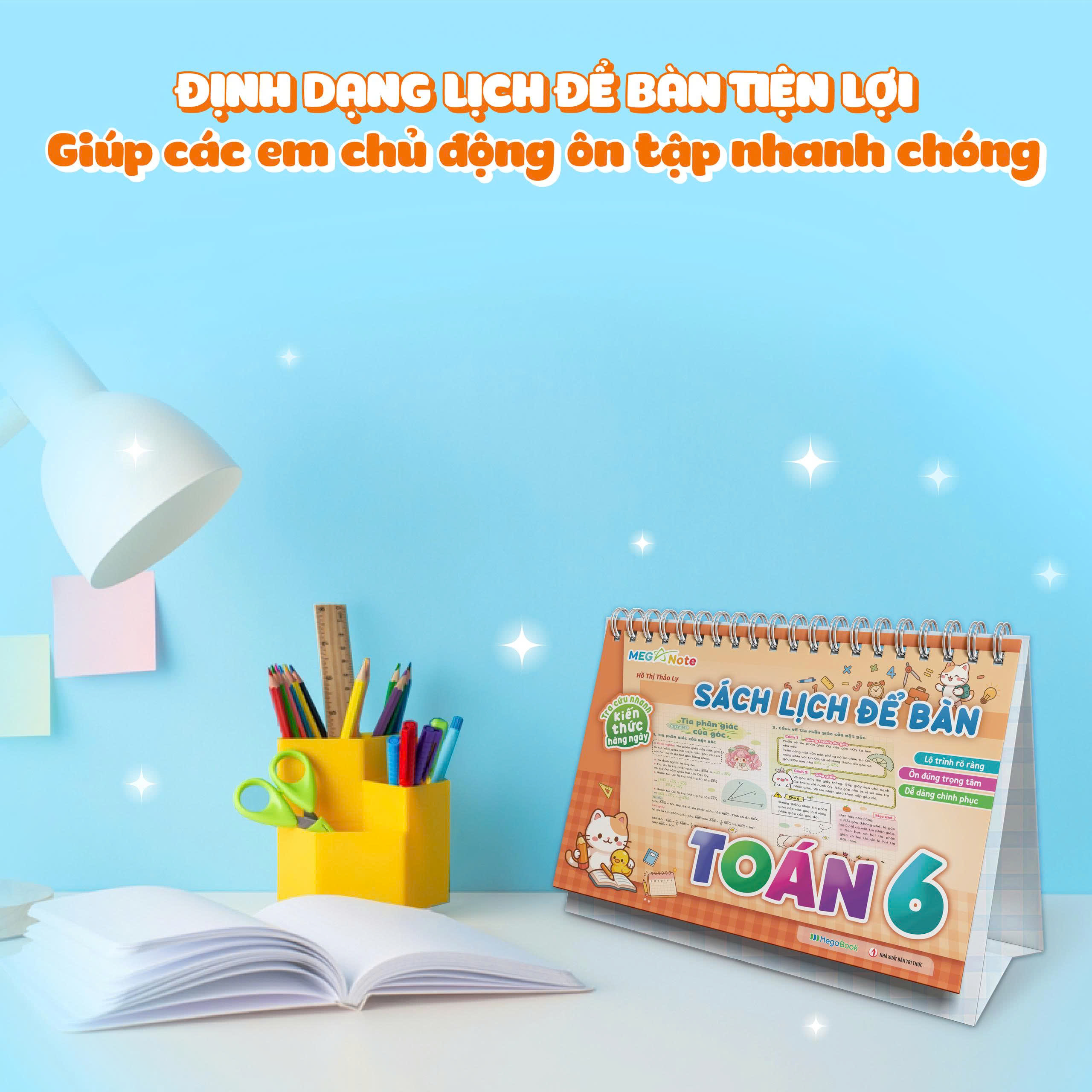 Sách Lịch Để Bàn - Tra Cứu Nhanh Kiến Thức Hàng Ngày Toán THCS