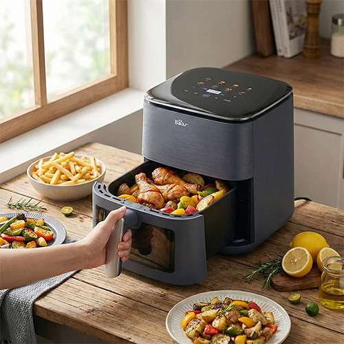 Nồi chiên không dầu Bear 6 lít AF-4H16k - Hàng chính hãng