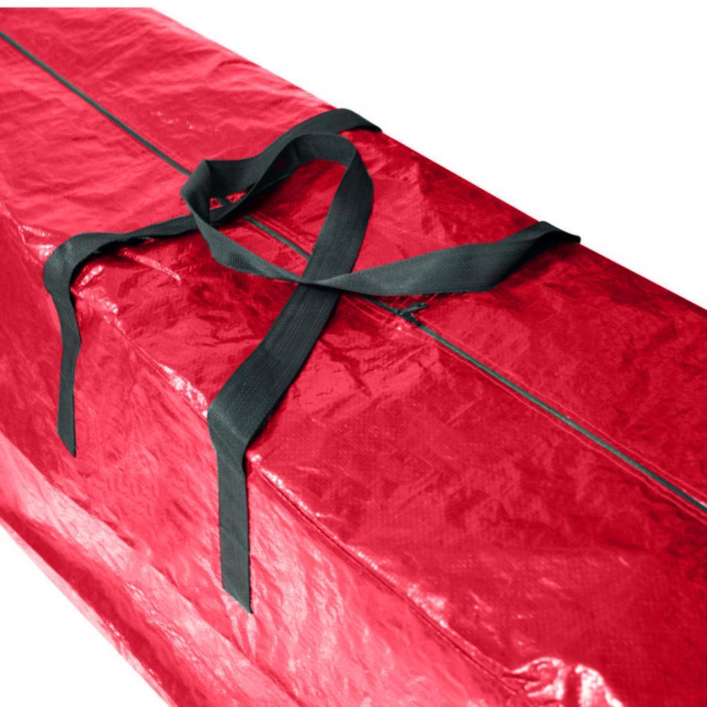 Christmas Xmas Tree Storage Zip Bags Holiday Storage Tote Red_165x76x38cm
