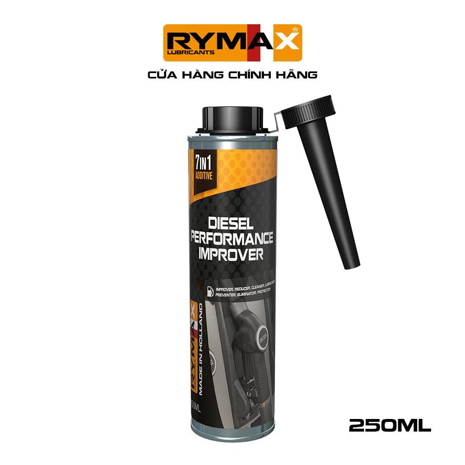 Phụ gia cải tiến hiệu suất máy dầu Rymax Diesel Performance Improver - Chai 250ml