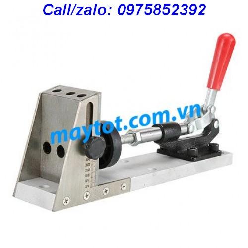 Bộ cữ khoan chốt chéo - bộ đầy đủ 2 cữ, 2 mũi khoan, 1 kẹp