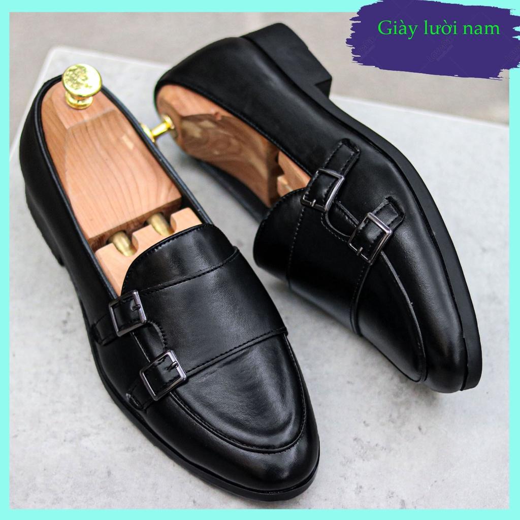 Giày lười nam giá rẻ da trơn giày da nam hàn quốc - L191