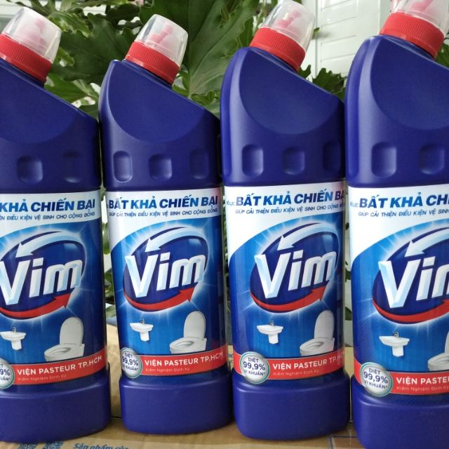 Nước tẩy bồn cầu Vim Diệt khuẩn chai 900ml