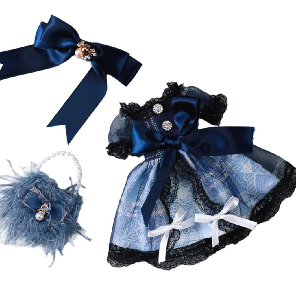 Fashion Wedding Party Dress Gowns Clothes for 30cm Doll Dress up
