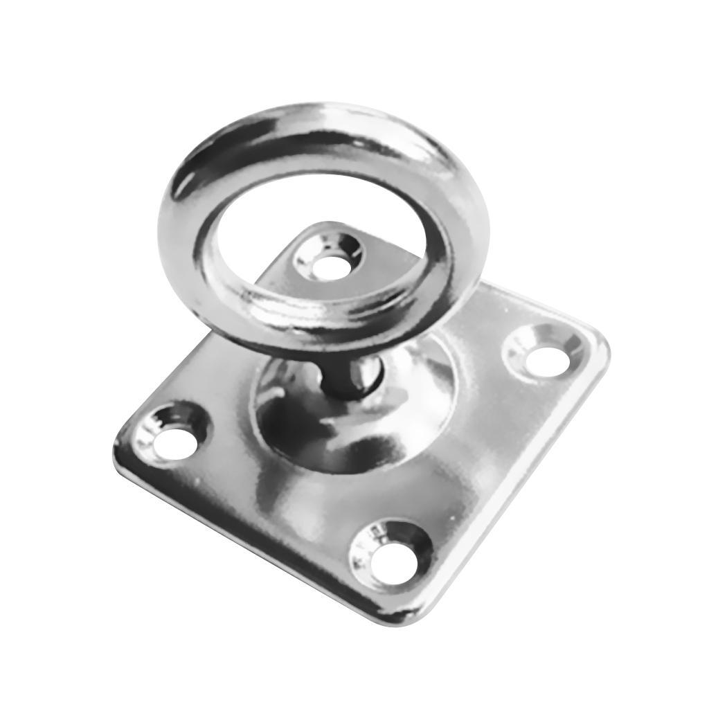 316 Stainless Steel Swivel Square Pad Eye Plate Boat Rigging Hardware 6mm