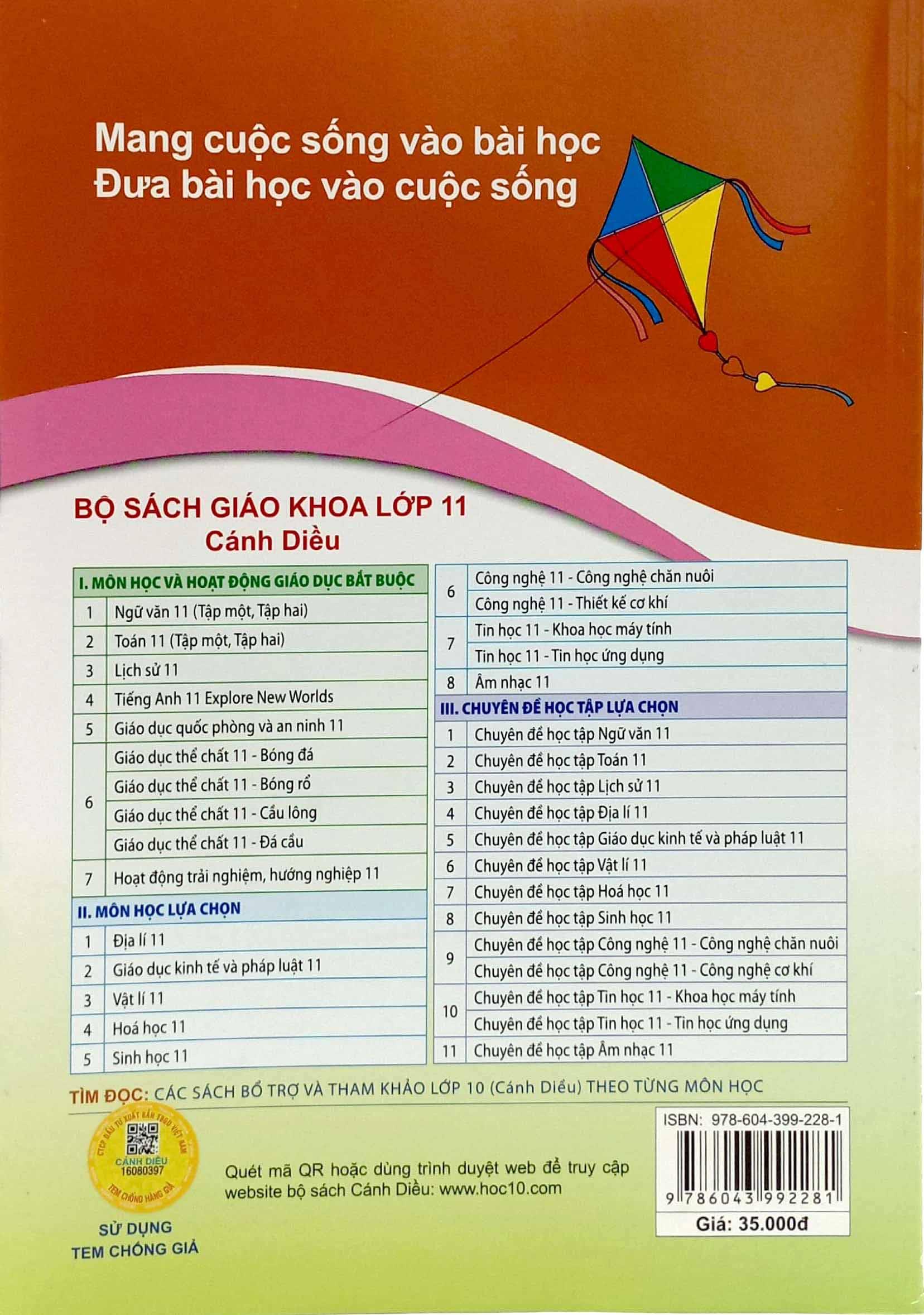 Bài Tập Giáo Dục Kinh Tế Và Pháp Luật 11 (Cánh Diều) (2023)