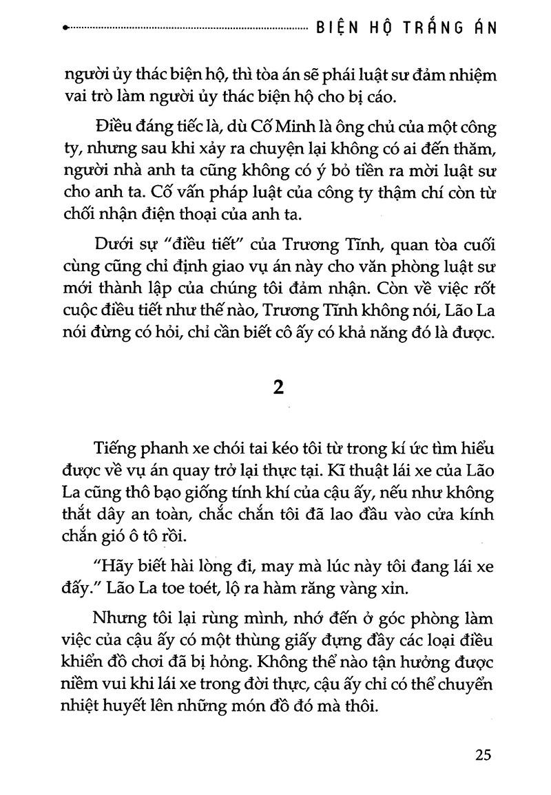 [Hàng thanh lý miễn đổi trả] Biện Hộ Trắng Án