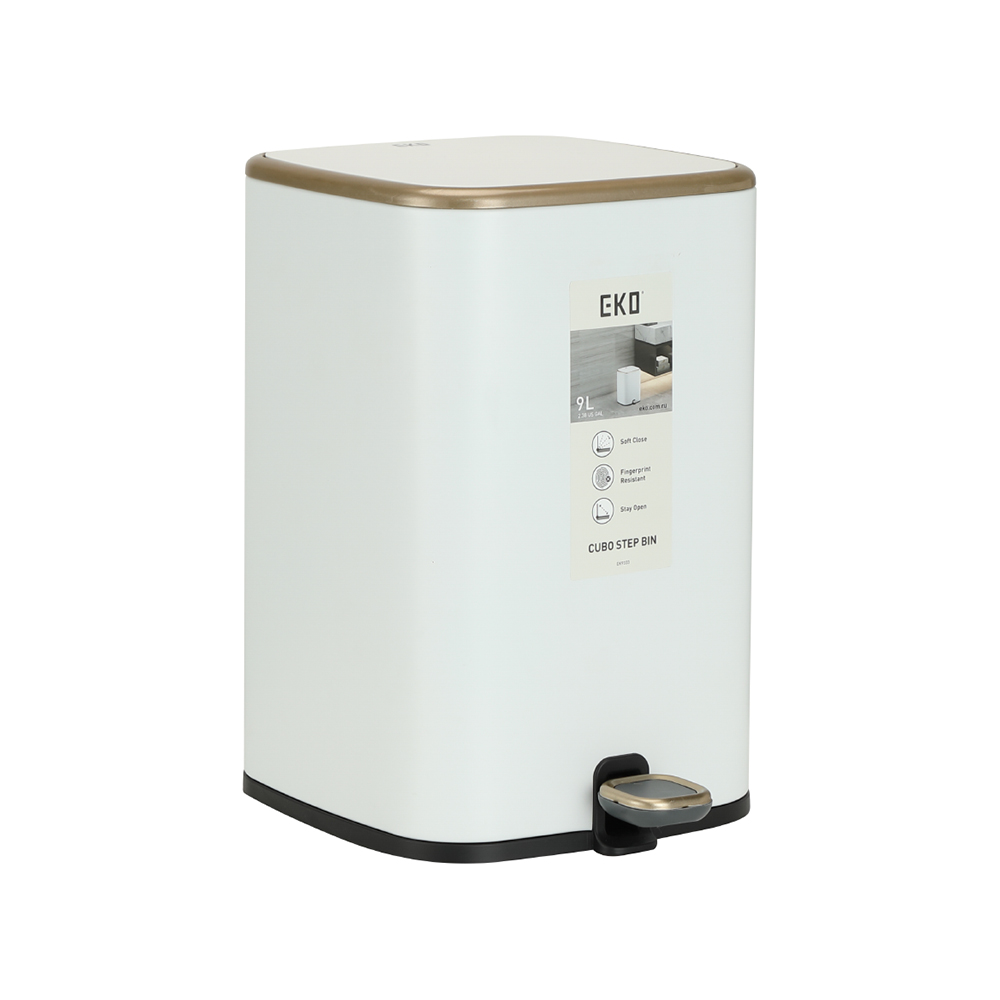 Thùng Rác PEARL Màu Trắng Sang Trọng | Index Living Mall | Nội Thất Thái Lan